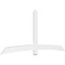 Ekena Millwork Bellingham Architectural Grade PVC Gable Bracket, 108"W x 49 1/2"H x 2"D x 6"F, 11/12 Pitch GBP108X50X0206BEL00 - alternate 1